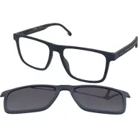Carrera Lunettes de soleil - - CA8061/CS - Matte Blue Grey - Carré - Verres bleus 55 mm