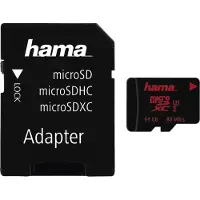 Hama Carte M.sdxc 64Gb U3Hs-I 80Mb +Ad