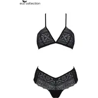 Passion Ensemble Bikini Dentelle Éco Kerria - (noir) - L/XL