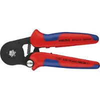 Knipex 975314 Pince À Sertir Auto-réglable Pour Embouts Avec Introduction Latérale - 180mm