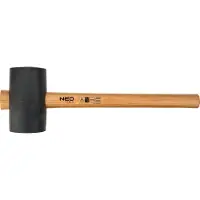 Neo Tools Marteau en caoutchouc 90 mm/1200 g, manche en hickory