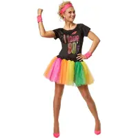 Dressforfun Costume femme starlette pop des années 80 M - déguisement déguisement halloween déguisement soirée carnaval déguisement soirée carnaval - 301673