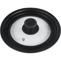 Xavax -couvercle univ., avec évac. Vapeur pr casseroles/poêles, 16/18/20 cm, verre