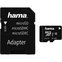 Hama 124173 Carte mémoire Micro SecureDigital HC, classe 10, 256 GB