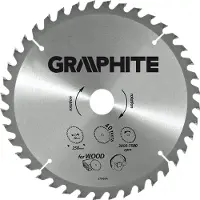 Kippers Rijssen Lame de scie circulaire - Graphite - 57H666 - 185 mm - Alésage 30 mm - 48 dents