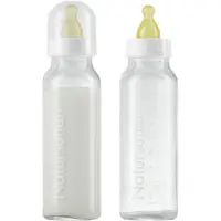 Natursutten Biberon 240ml en verre avec valve anti-coliques (240 ml)