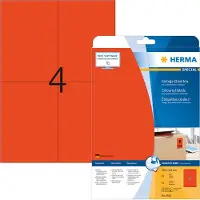 Herma Étiquettes couleur A4 amovibles