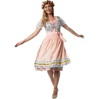 Dressforfun Midi-Dirndl Erding modèle 2 XXL - Robe fantaisie costume halloween robe de soirée robe carnaval costume carnaval robe de soirée - 304639