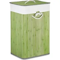 Relaxdays Panier à linge rectangle (83 l)
