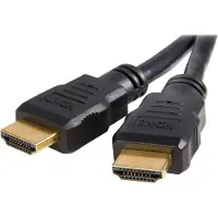 StarTech.com C?ble HDMI haute vitesse Ultra HD 4K x 2K de 30 cm - Cordon HDMI vers HDMI - M/M - Noir - Plaqu?s or - câble HDMI - 30 cm