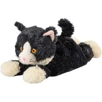 Warmies Chat en Peluche Chauffante 26 cm gris foncé 1 pc(s) Coussin Chauffant