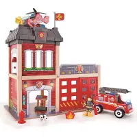 Hape Playset Grande Caserne de Pompiers