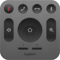 Logitech MeetUp, Webcam, RF sans fil, boutons-poussoirs, gris