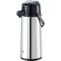 Melitta Bouteille thermos, Carafe isotherme, Argent, Noir