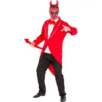 TecTake dressforfun - Costume Homme Devil M - déguisement halloween déguisement soirée carnaval costume carnaval - 300166