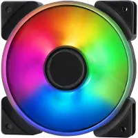 Fractal Design Prisma AL-12 - Ventilateur châssis - 120 mm - noir, blanc semi-opaque
