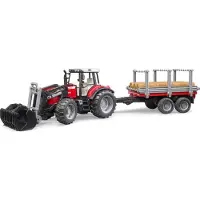BRUDER Chargeur frontal Massey Ferguson 7480. 02046