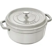 Staub Cocotte Rond 26cm White Truffle 11026107