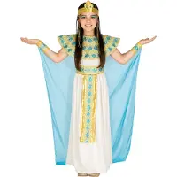 TecTake Dressforfun - Costume Cléopâtre pour fille 5-7 ans - Costume complet avec robe, ceinture, coiffe, collier et bracelet - Taille 116
