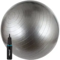 Avento Ballon d'entraînement et de gymnastique + pompe