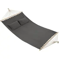 TecTake - hamac 2 personnes Eden gris foncé - 403567