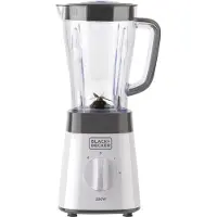 Black & Decker BXJB500E Standmixer mit Puls-Funktion, 1.5 Liter, weiß (BXJB500E)
