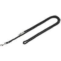 Trixie Laisse réglable Cavo noir pour chien - taille S - M : L 200 x 1,2 cm