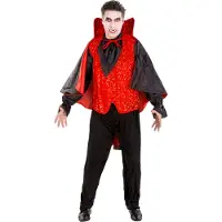 TecTake dressforfun - Costume homme Comte Dracula L - déguisement déguisement halloween déguisement fête déguisement carnaval déguisement carnaval fête - 300171
