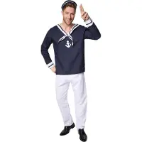 Dressforfun Costume homme marin L - - déguisement fête - carnaval
