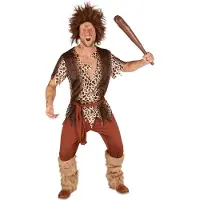 Dressforfun Déguisement Homme de l'âge de pierre M - - halloween - carnaval - marron