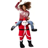 Dressforfun Huckepack costume Père Noël - déguisement costume halloween déguisement tenue de soirée carnaval costume carnaval tenue de soirée - 303619