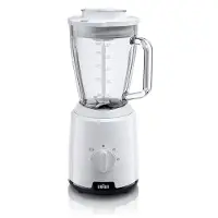 Braun Household PowerBlend 1 JB1050WH Mixeur sur socle 1,5 l Verre Embout mélangeur Blenders