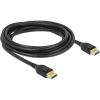 DeLOCK Câble DisplayPort - - 85661 - 3 m - Or - 8K Ultra HD