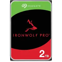 Seagate Disque dur - - IRONWOLF PRO - 2To - SATA/600 - 7200 Tr/mn - 256 Mo de mémoire tampon