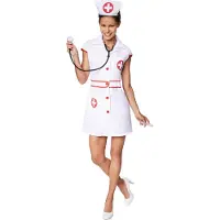 Dressforfun Costume de femme infirmière sexy XXL - déguisement déguisement halloween déguisement partywear déguisement carnaval déguisement carnaval déguisement - 301507