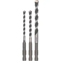 Bosch Accessories 2609256918 Jeu de forets polyvalents en carbure 3 pièces 5 mm, 6 mm, 8 mm SDS-Quick 1 kit