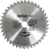 YATO Lame de scie circulaire Ø250 mm - 40T - diamètre intérieur 30 mm