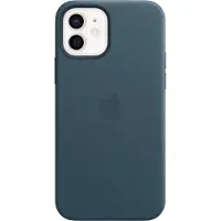 Apple iPhone 12 et 12 Pro Back Cover avec MagSafe Cuir Bleu Baltique