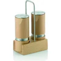 kela Set d'assaisonnement pour épices et sel 3 pcs Kauri Buk 13 cm KL-12193