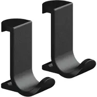 Hansgrohe Lot de 2 crochets larges noirs WallStoris