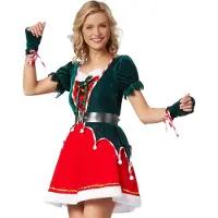 Dressforfun Elfe de Noël sexy M - déguisement costume halloween déguisement fête carnaval robe de soirée robe de soirée - 303411