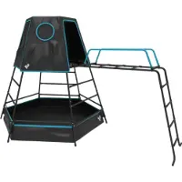 Tp Toys Structure à grimper "Explorer" Tour de jeux pour enfants noire