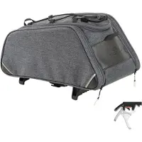 Klickfix Norco Drayton Topklip Carrier Bag 7-10l Gris