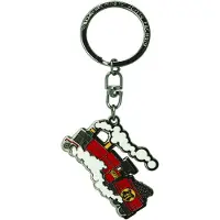 Abystyle Unisexe, Porte-clés, Portachiavi Harry Potter in metallo Hogwarts Expr. (ax2), Argent