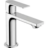 Hansgrohe Mitigeur lavabo 110 CoolStart avec garniture d'écoulement à tirette métallique, chrome, 1 pièce.