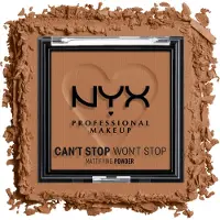 Nyx Can't Stop Won't Stop Mattifying Powder poudre matifiante teinte 08 Mocha 6 g