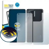 BROTECT 2x Flex Full-Cover Displayschutzfolie für Oppo Find X3 Pro (Vorder + Rückseite)