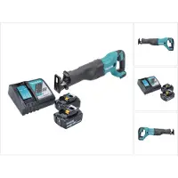 Makita DJR 186 RT Scie sabre sans fil 18 V + 2x Batteries 5,0 Ah + Chargeur