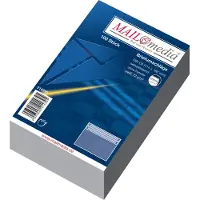Mailmedia Enveloppe sans fenêtre (162 x 114 mm, 100x)