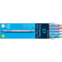 Schneider 10 stylos à bille Slider Edge XB bleu Couleur d'encre assortie (10x)